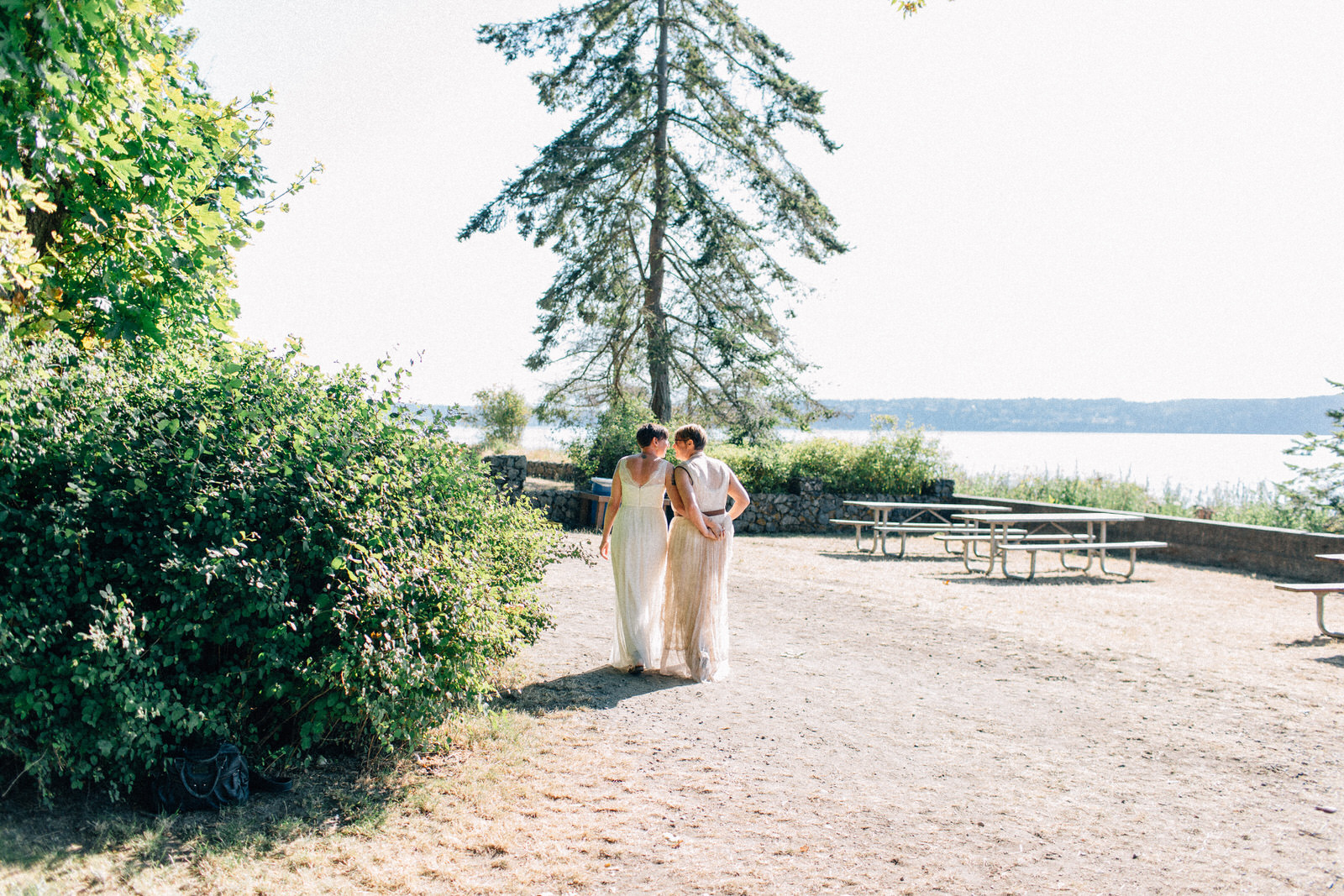 feminist photographer seattle portland weddings cama beach lgbtq lgbt queer lesbian wedding reception ceremony camano island kendall shea fuck yeah weddings