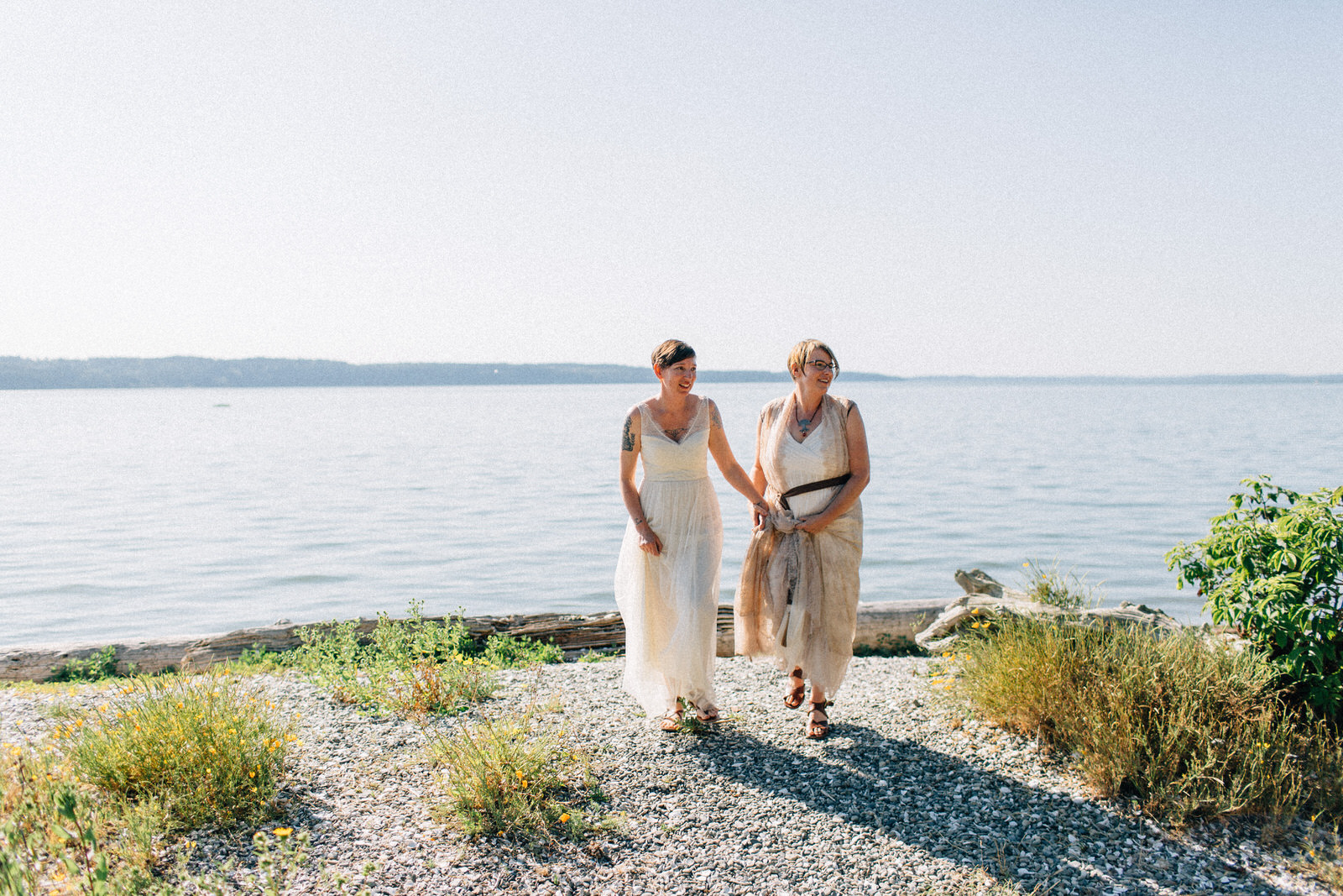 feminist photographer seattle portland weddings cama beach lgbtq lgbt queer lesbian wedding reception ceremony camano island kendall shea fuck yeah weddings