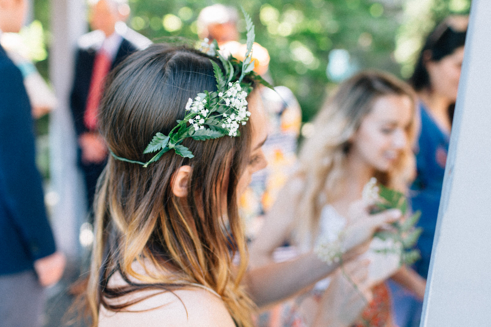 colleen iz quaker meeting house seattle washington feminist wedding kitten hour flower crowns indoor ceremony kendall lauren shea fuck yeah weddings
