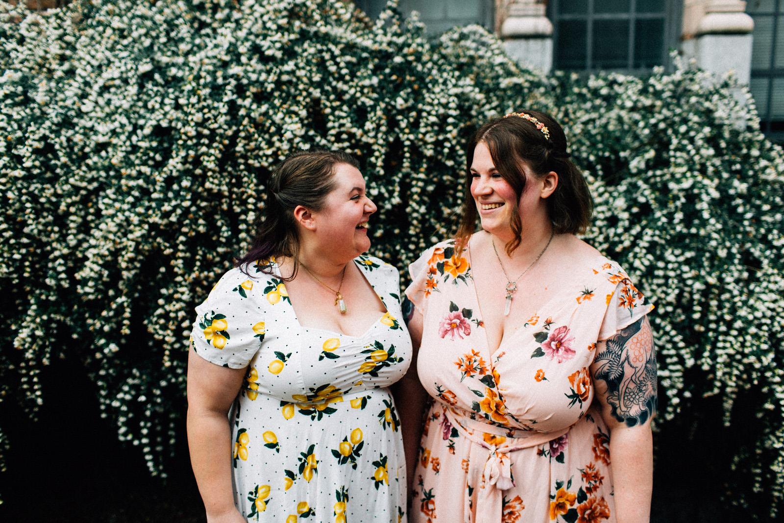 spring cherry blossom seattle engagement session couples lesbian lgbt lgbtq queer outdoor natural light tacoma portland fuck yeah weddings kendall lauren shea feminist photographer