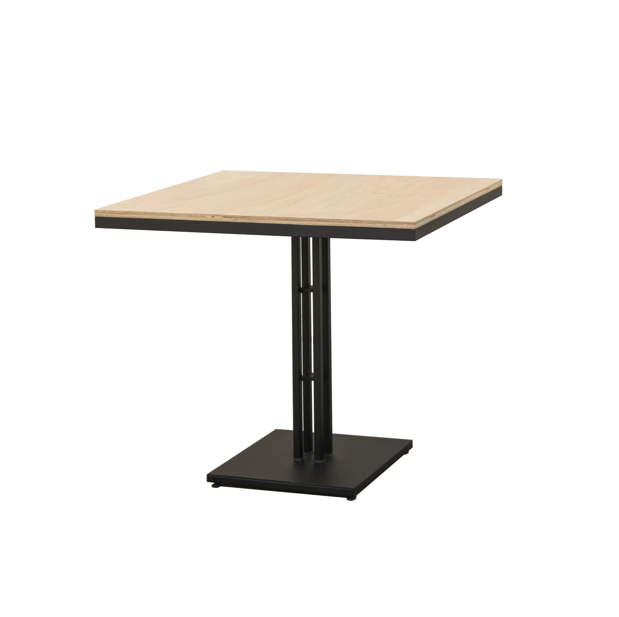MESAS PÉ CENTRAL hertz (HZmpc) dimensões : (LxP): 60x60 , 80x80, 60ø , 80ø (altura) : 75 , 90 e 105cm acabamentos: compensado naval 18/36mm com e sem formica, madeiras maciças jequitiba, tauari, angelim, maracatiara, louro freijo e cumaru(sarrafeado - exterior) , concreto, GRANITINA APLICAÇÃO: INTERIOR(TODOS ACABAMENTOS), EXTERIOR(CUMARU, CONCRETO E GRANITINA) ASSINADO POR: MATTHIAS AMBROS VON HOLLEBEN E SIMONE WEBER