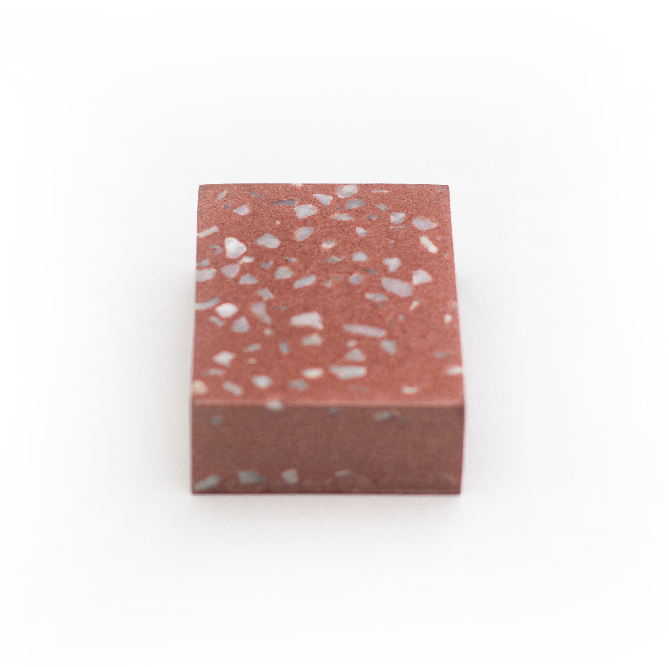 granilite terracota com pedras brancas - cod grt01