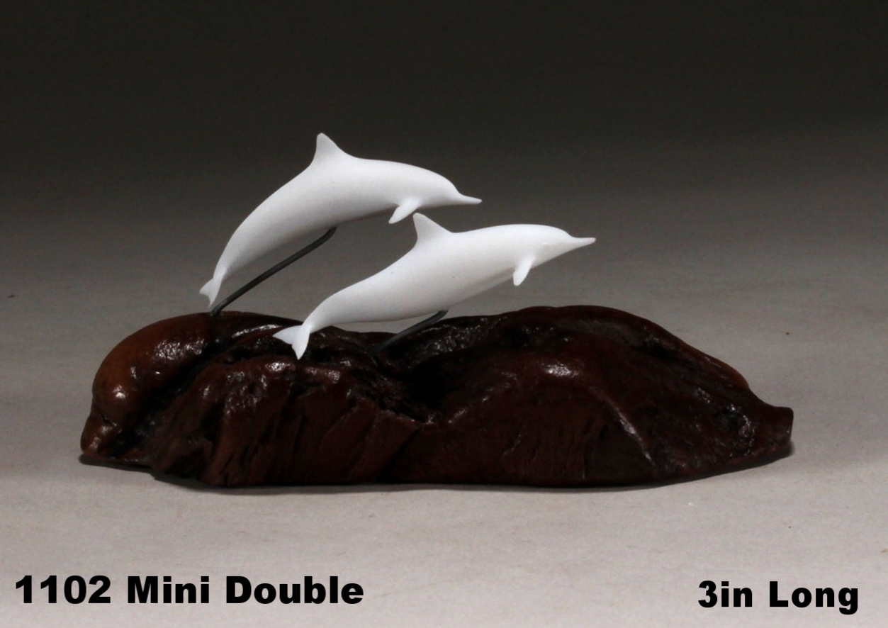 Dolphins on Burlwood — John Perry Studio Dolphins on Burlwood — John Perry Studio