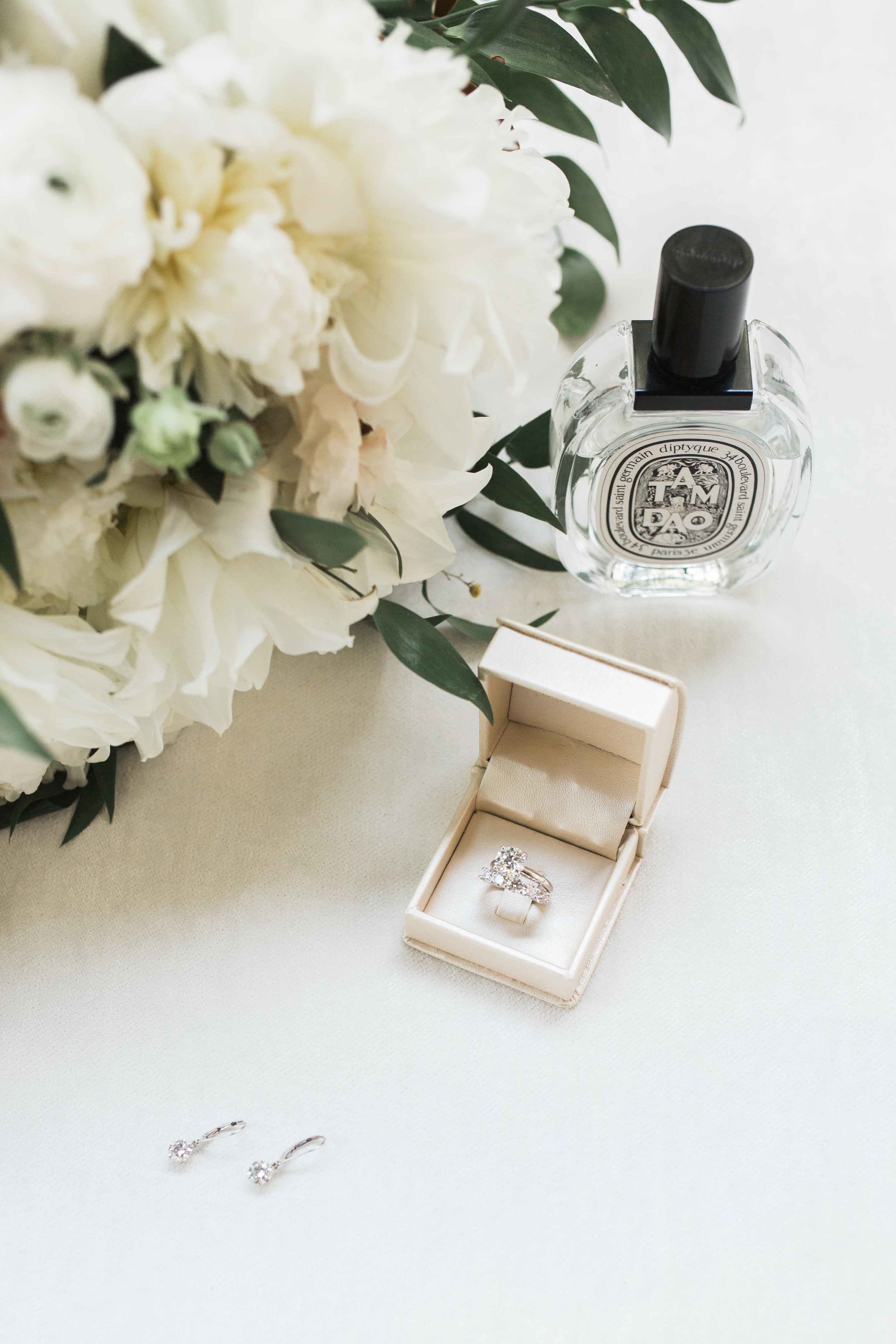 Wedding Ring bouquet and fragrance