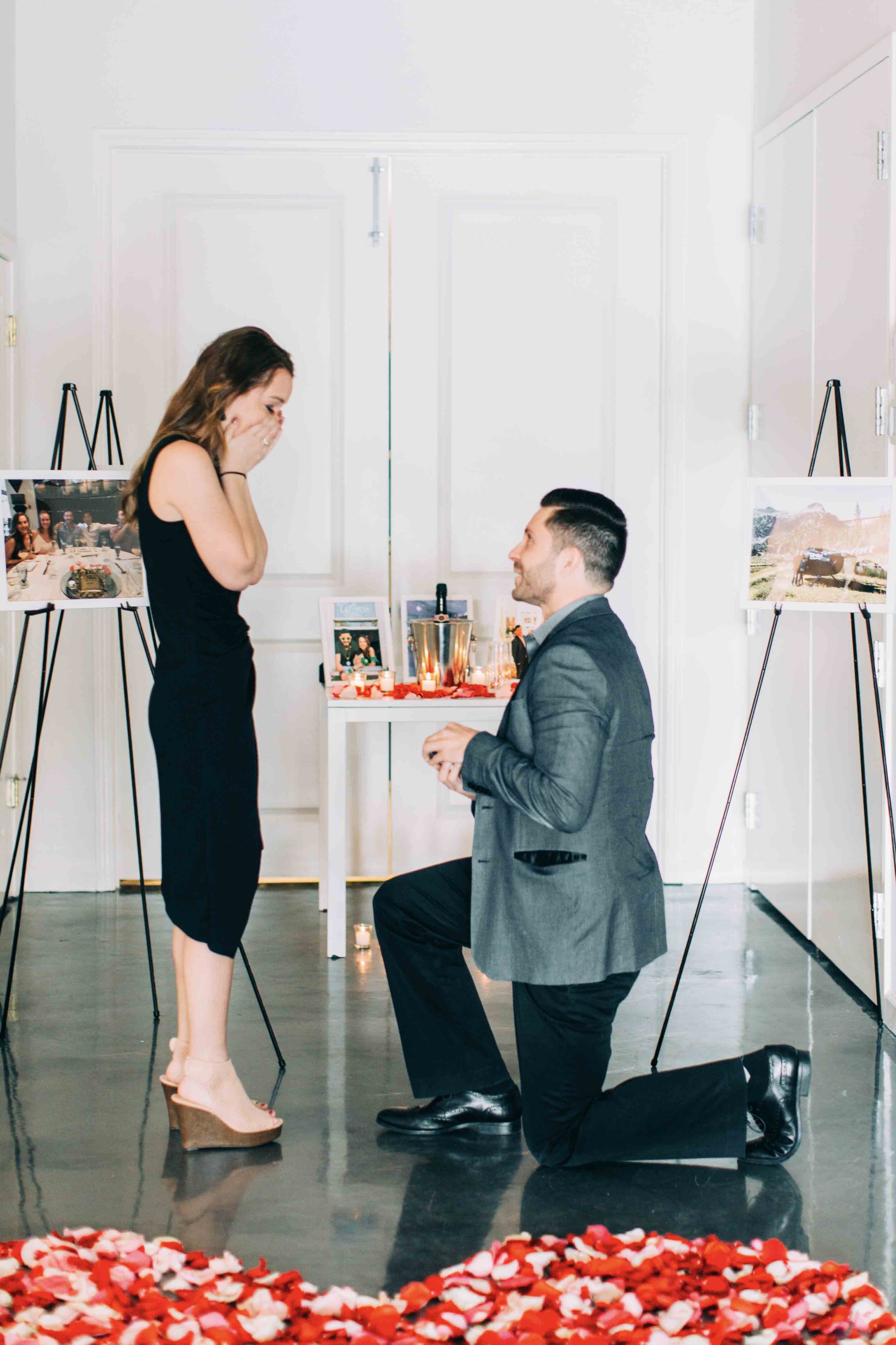Atlanta Proposal surprise as groom gets on one knee