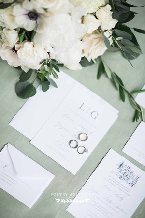 Top Destination Wedding Photographer based in Atlanta- Poetry and Paper-Dawn Johnson- modern wedding invite with wedding rings.jpg