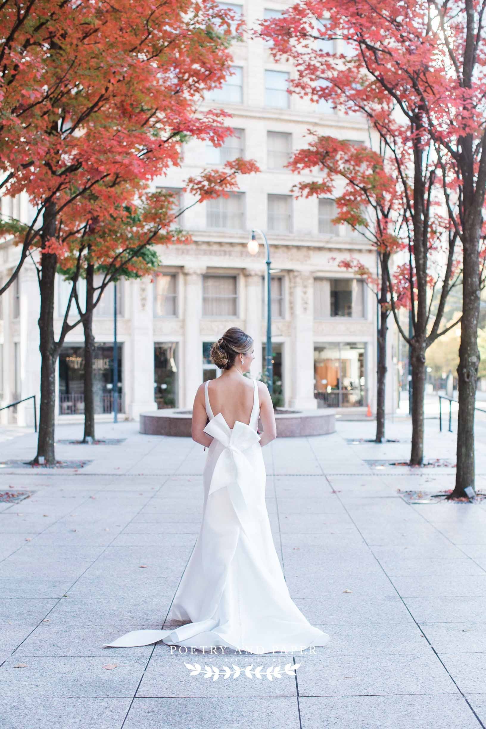 Top Destination Wedding Photographer- Timeless- Poetry and Paper- Dawn Johnson- midtown atlanta bride in gown with gorgeous low back.jpg