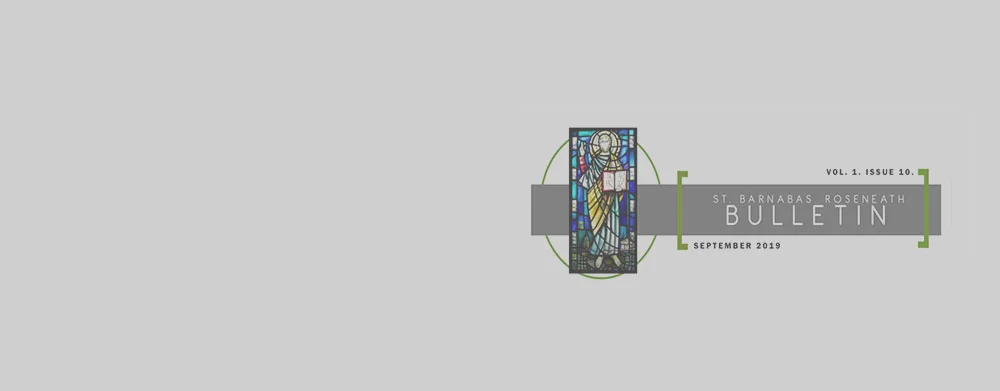 St. Barnabas Church Bulletin September 2019