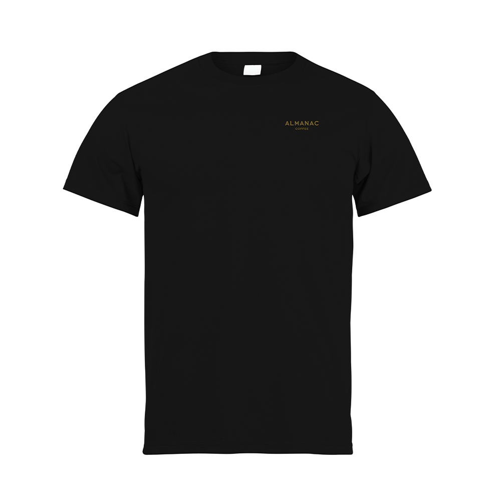 Almanac Coffee_Black Shirt_Front.png
