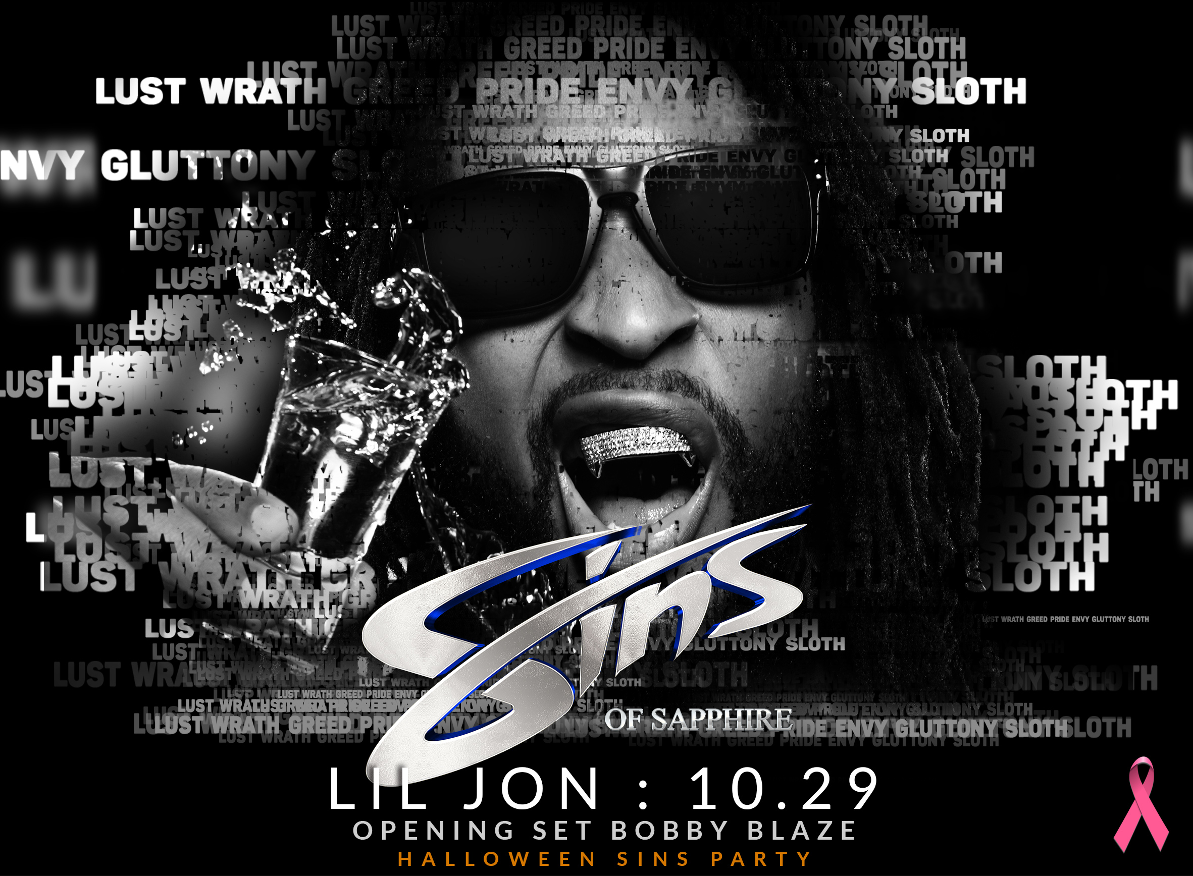 SINS Sundays at Sapphire: Halloween Weekend Celebration with Lil Jon