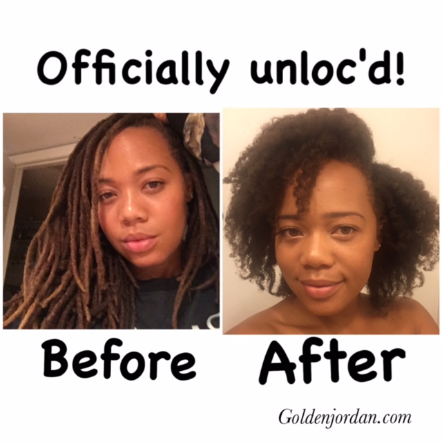 I Combed Out My Locs After 27 Years! — golden jordan