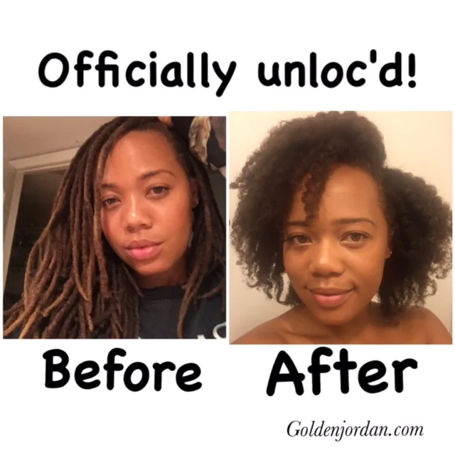 I Combed Out My Locs After 27 Years Golden Jordan