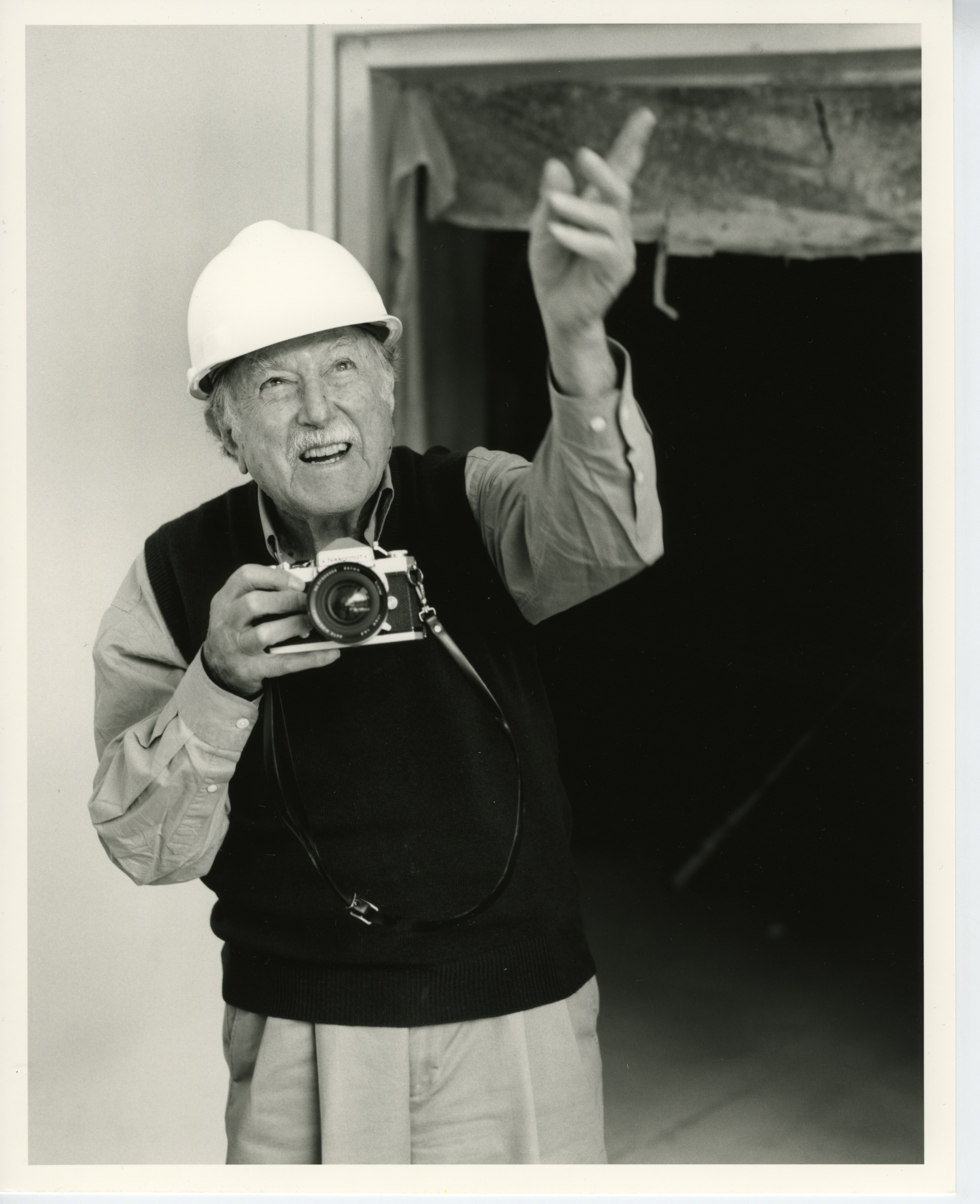 Julius Shulman at the Hollywood Bowl.