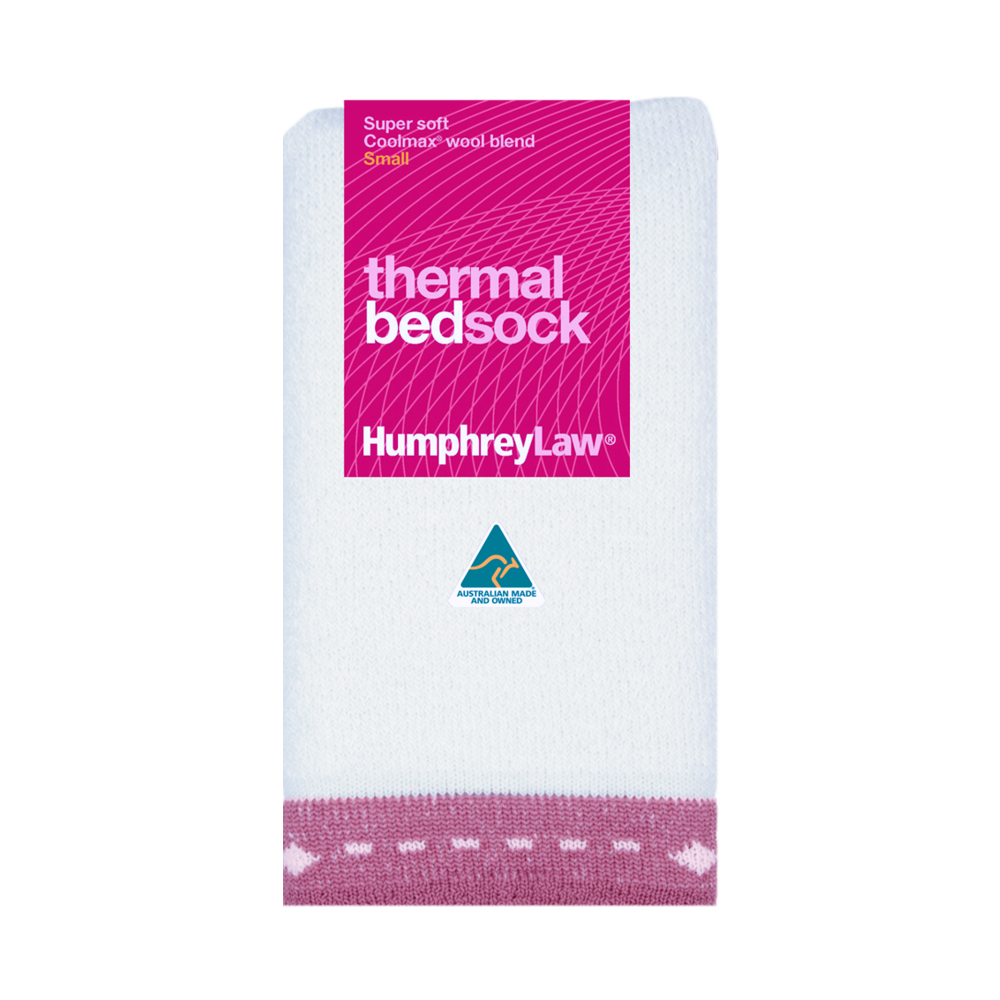 Super Soft Thermal Bed Sock Style 28B  Size S, M, L