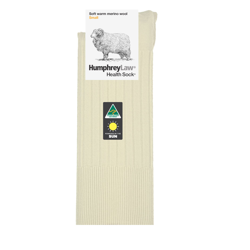 95% Fine Merino Wool Health Sock® Style 41C  Size S