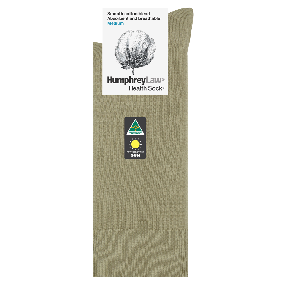 85% Mercerised Cotton Health Sock® Style 57C  Size M, L