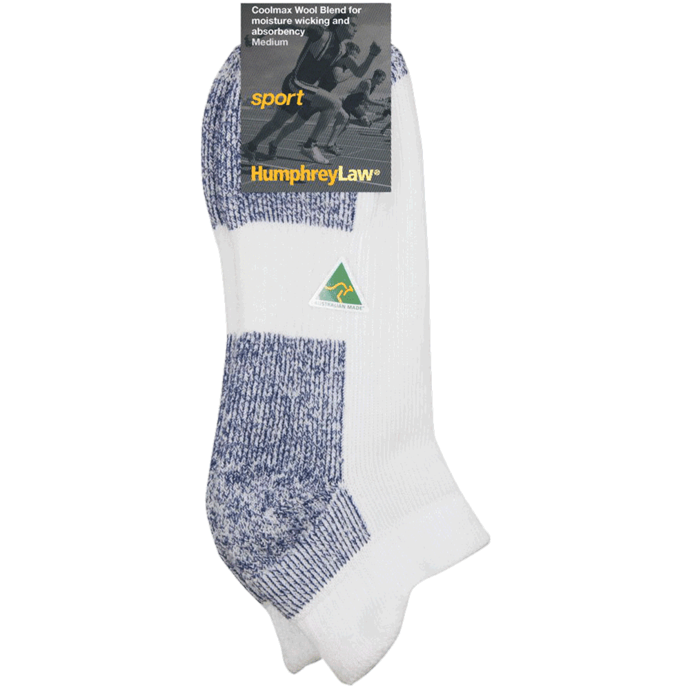 Wool/CoolMax Sports Sock Style 37A  Size S, M, L