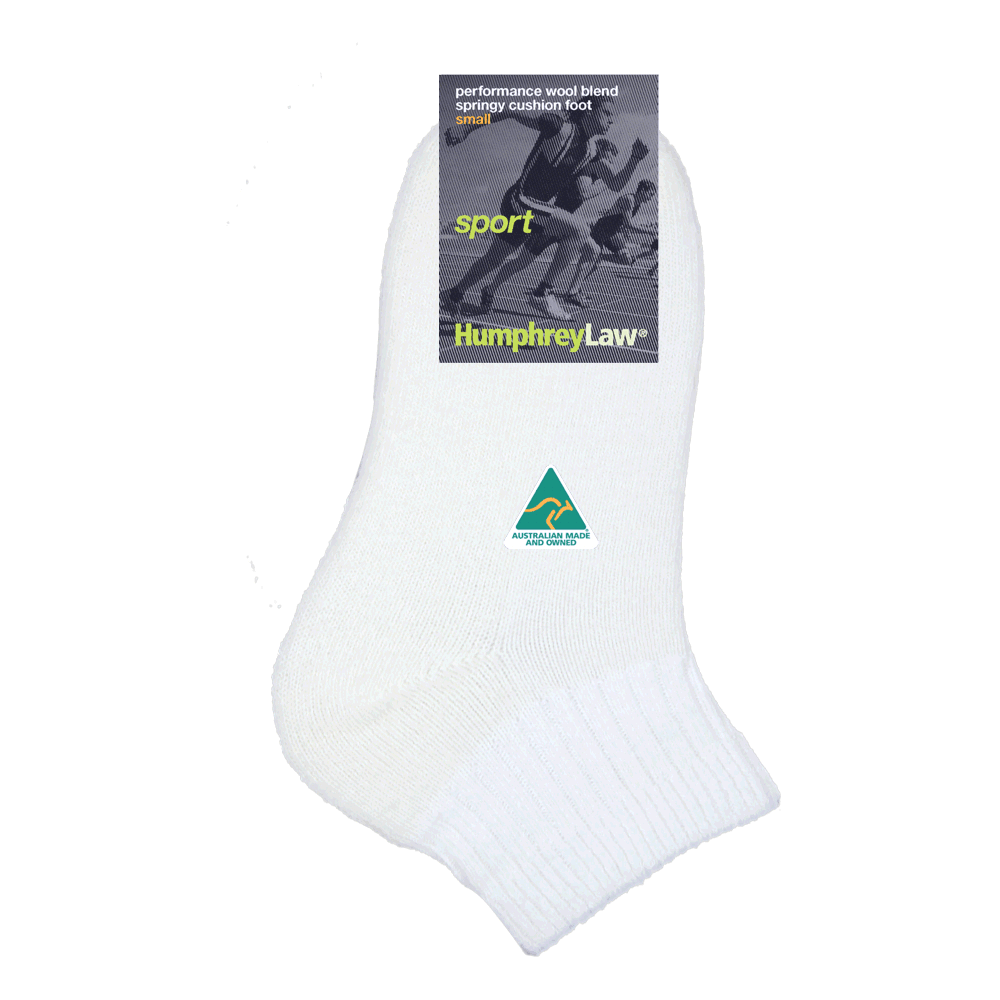 Wool/Cotton Cushion Sole Sport Sock Style 47A  Size S