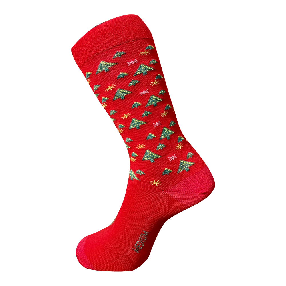 60% Fine Merino Wool Christmas Patterned Health Sock® Style 85C  Size S, M, L