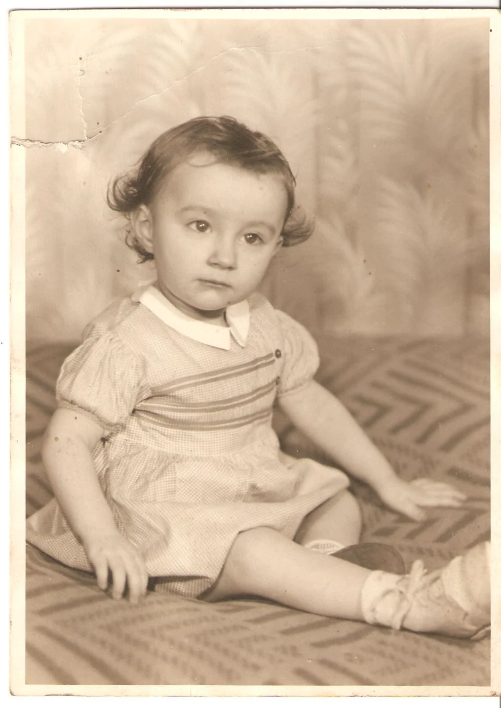 Rose as a baby.