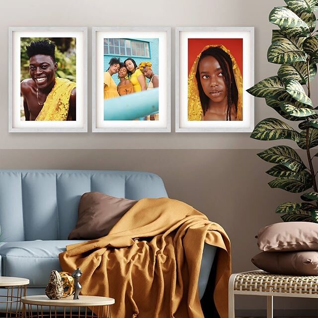 PRINTS AVAILABLE NOW! Via link in bio ✨✨ Mahaneela&rsquo;s prints from her series &lsquo;In Ochre&rsquo; are available to purchase via @formnoform, a platform centring POC. In the month of June 100% of sales go to artists! Link in bio 💛 #WearYellowP