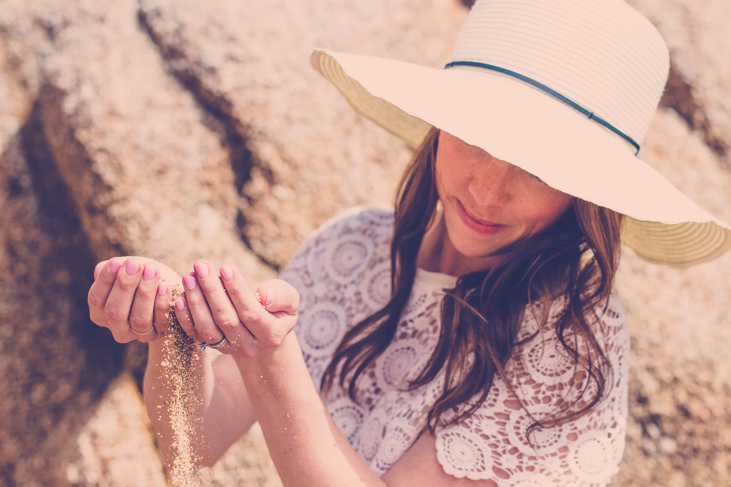 A day at the beach. We packed a picnic, found a secluded area, and listened to the waves. There were moments of silence, when my only option is to clear my mind and feel completely grateful. Is there anything more calming than the white noise of waves?