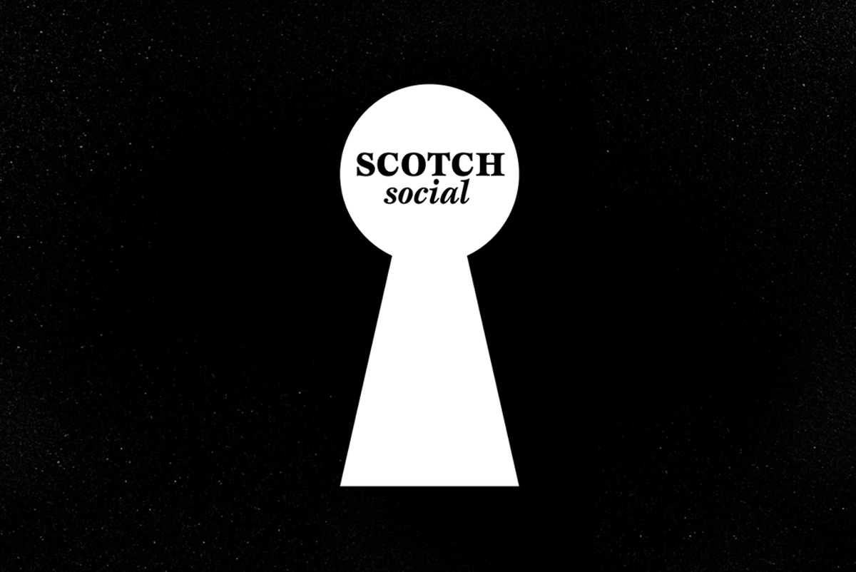 The keyhole motif was the perfect vehicle for exclusivity, making our party “the secret that we were all in on.”