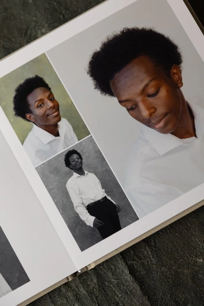 preserved images in a high end album