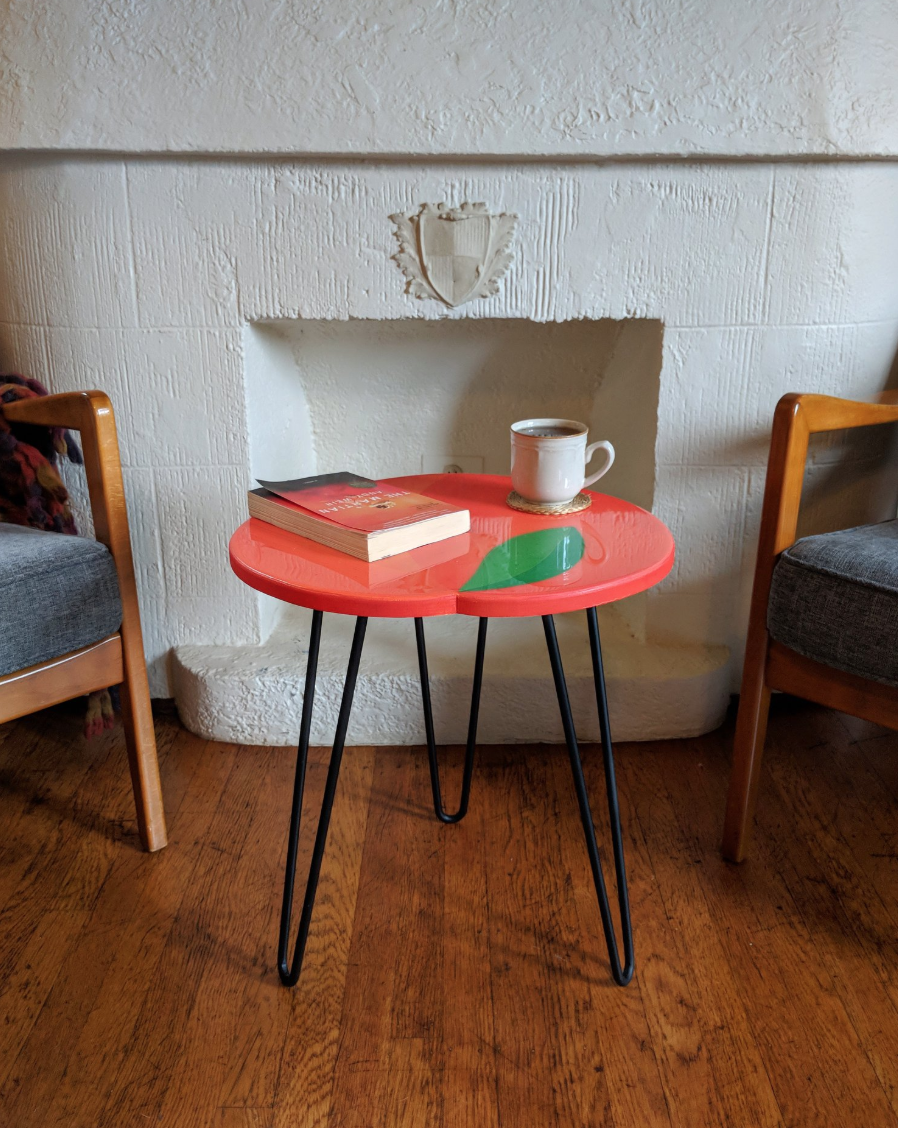 Peach Accent Table