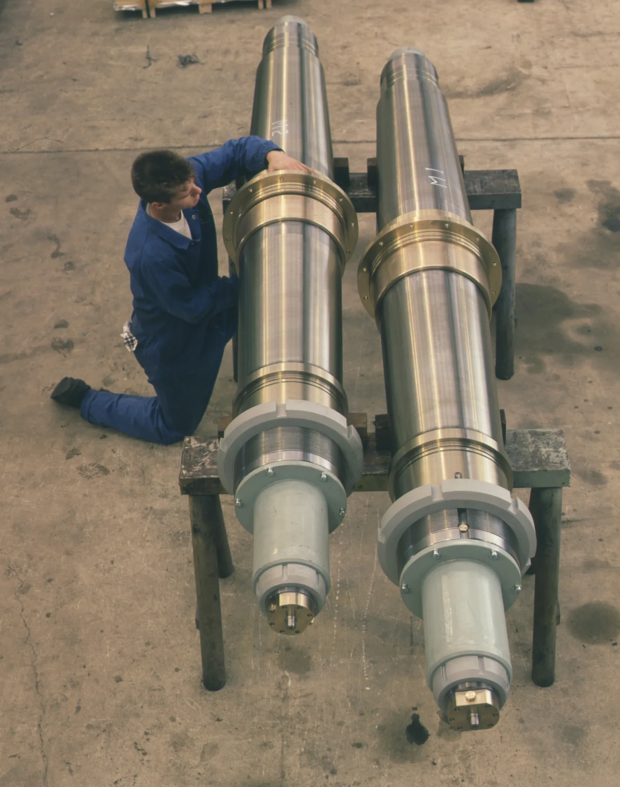 Collins Class Submarine Control Surface Shaft Assemblies 