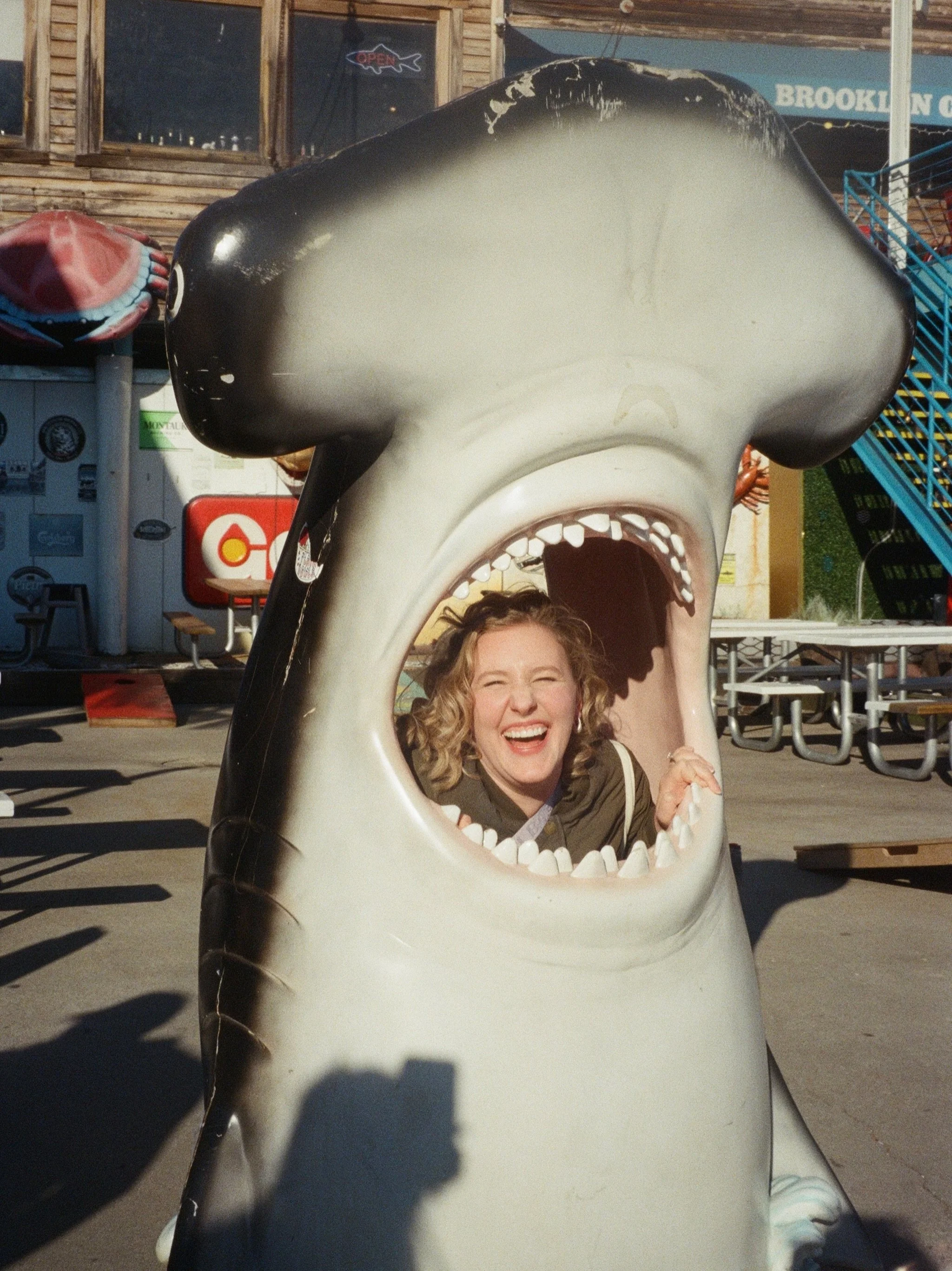 Too busy taking a bite out of life 🦈