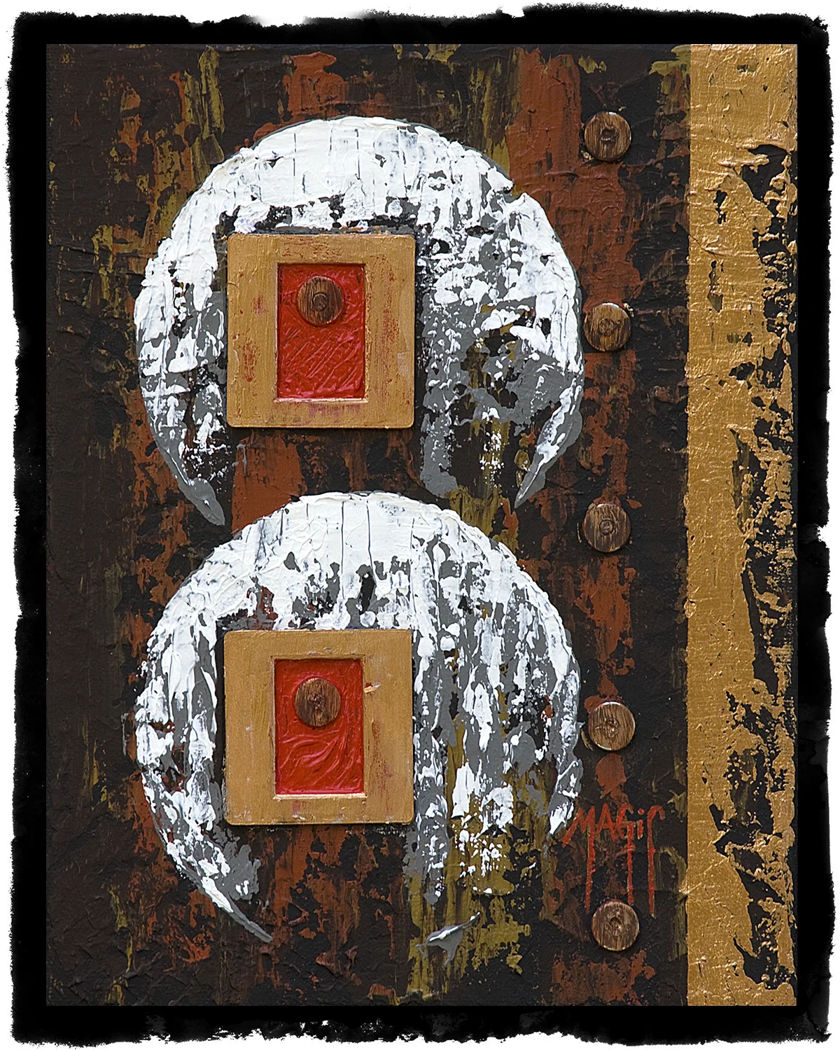  Framed 16" x 12" Acrylic on canvas