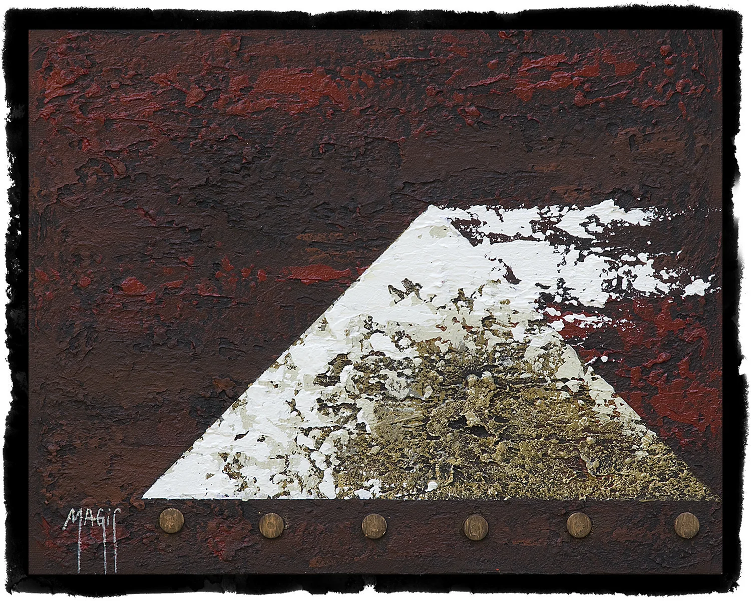  Pyramid 1 20" x 24" Acrylic on canvas