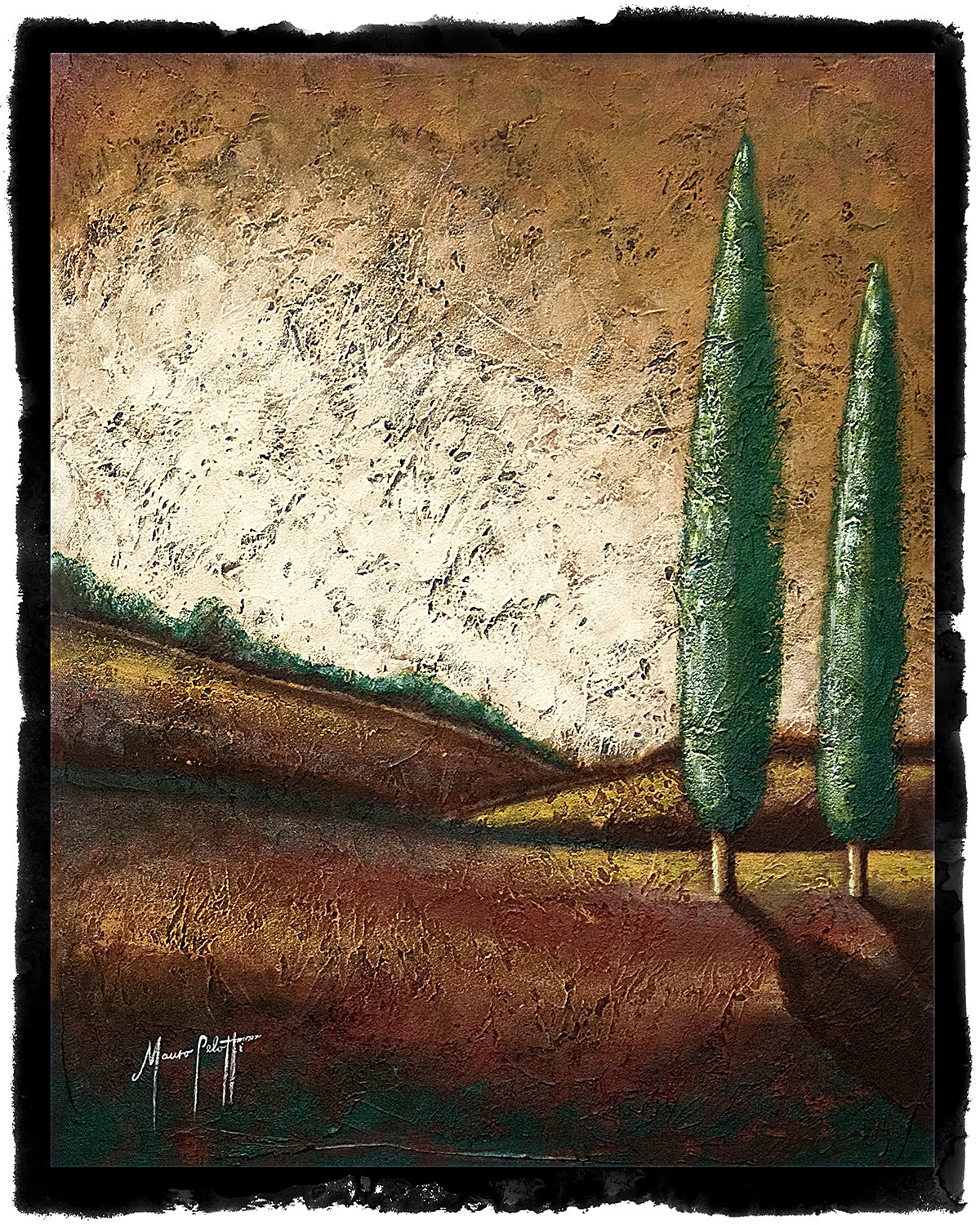  Tuscany 1 24" x 20" Acrylic on canvas