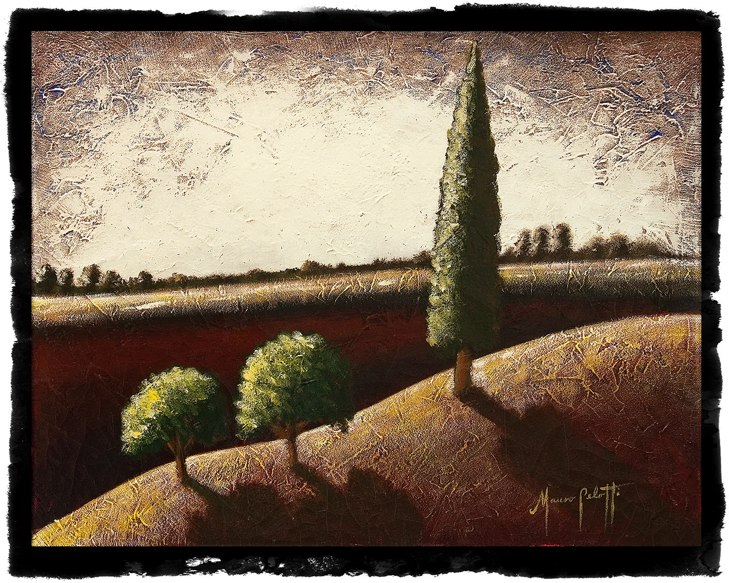  Tuscany 5 20" x 24" Acrylic on canvas