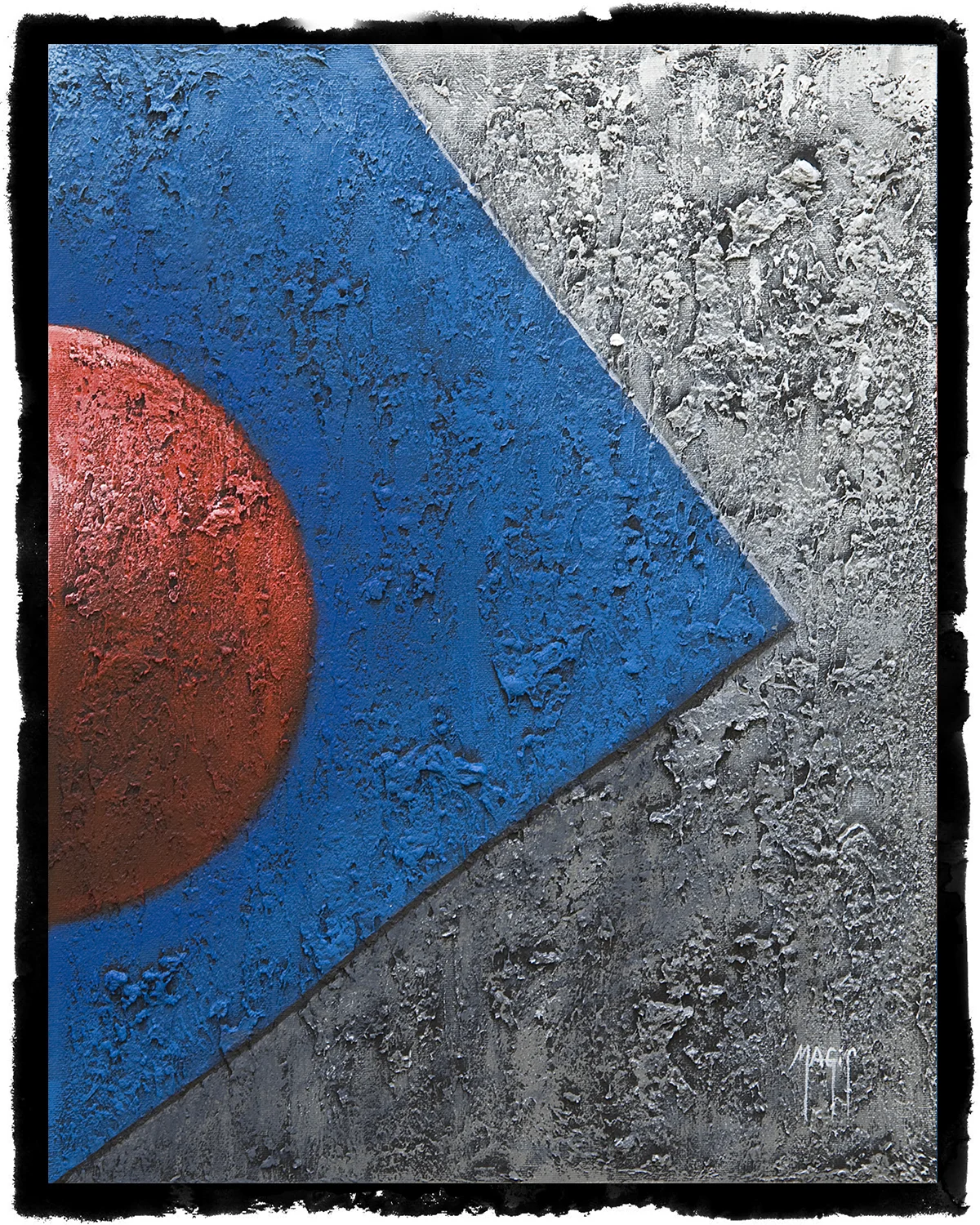  Part Sphere 2 20" x 16" Acrylic on canvas