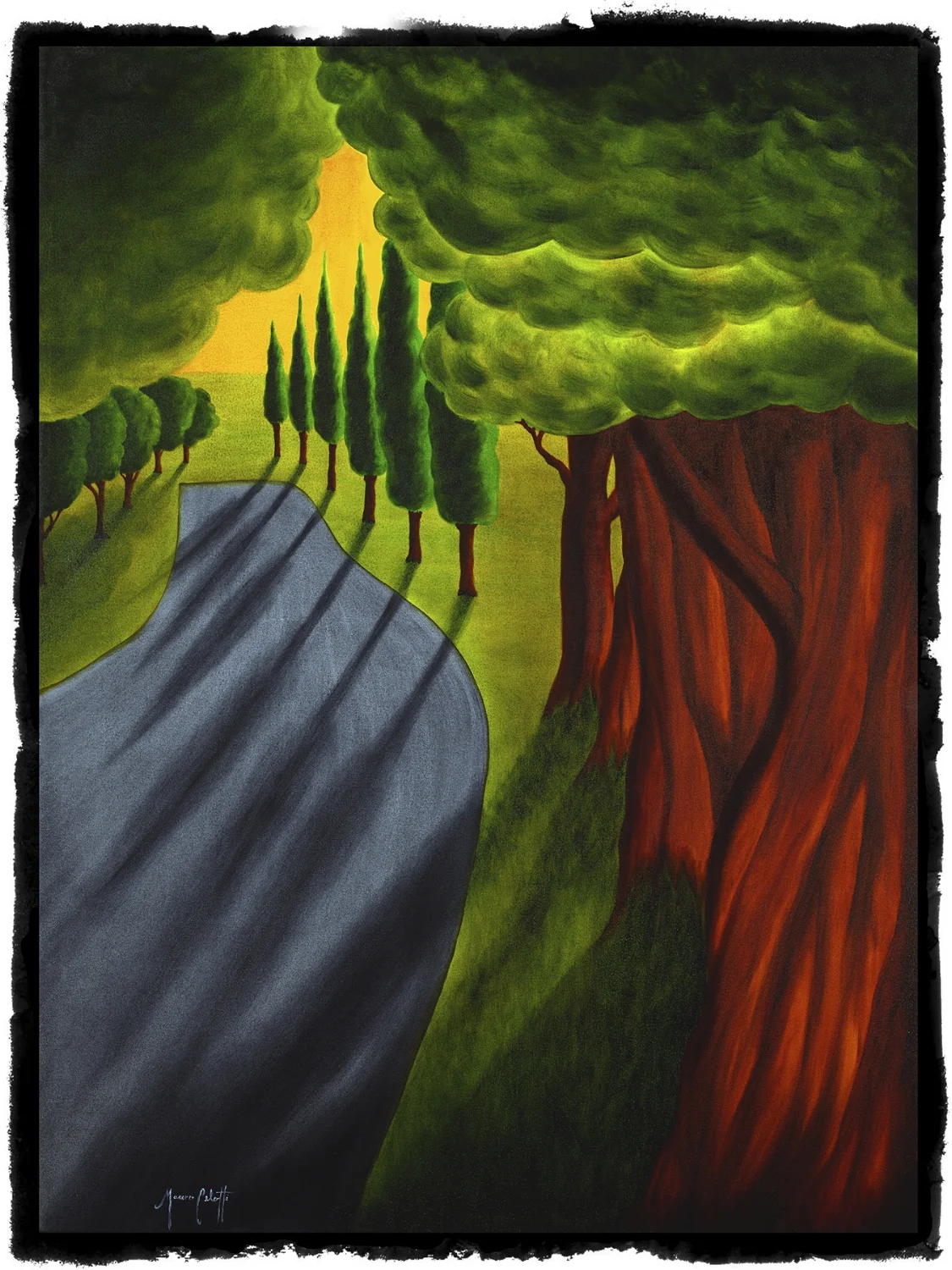  Into the light 60" x 48" Oil on canvas