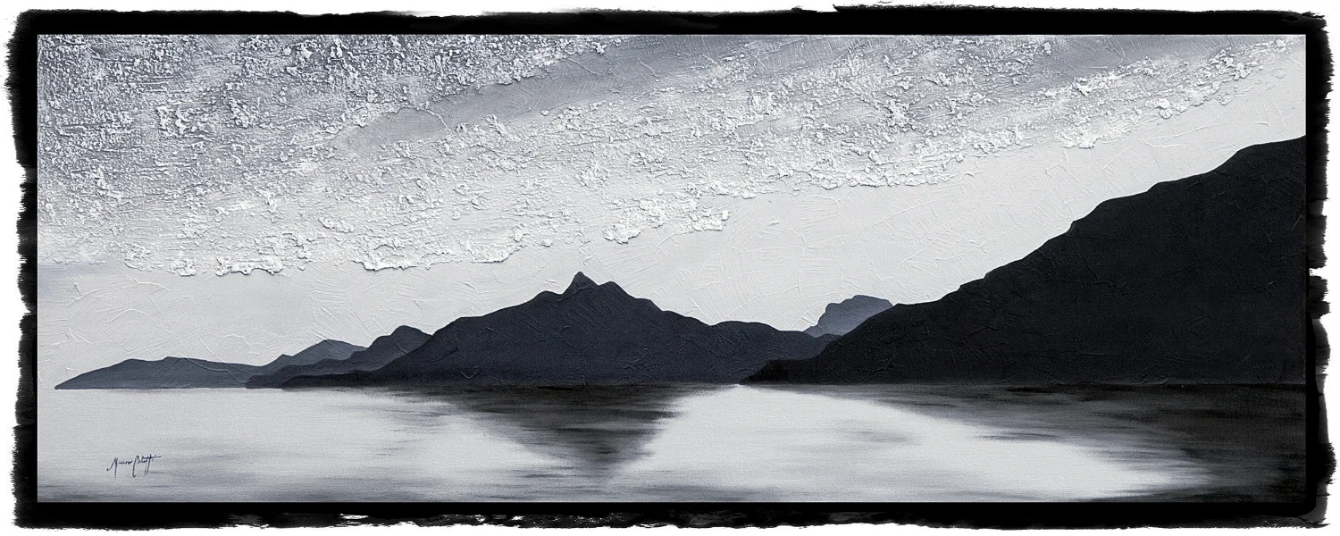  Silhouette 3 24" x 60" Oil on canvas 