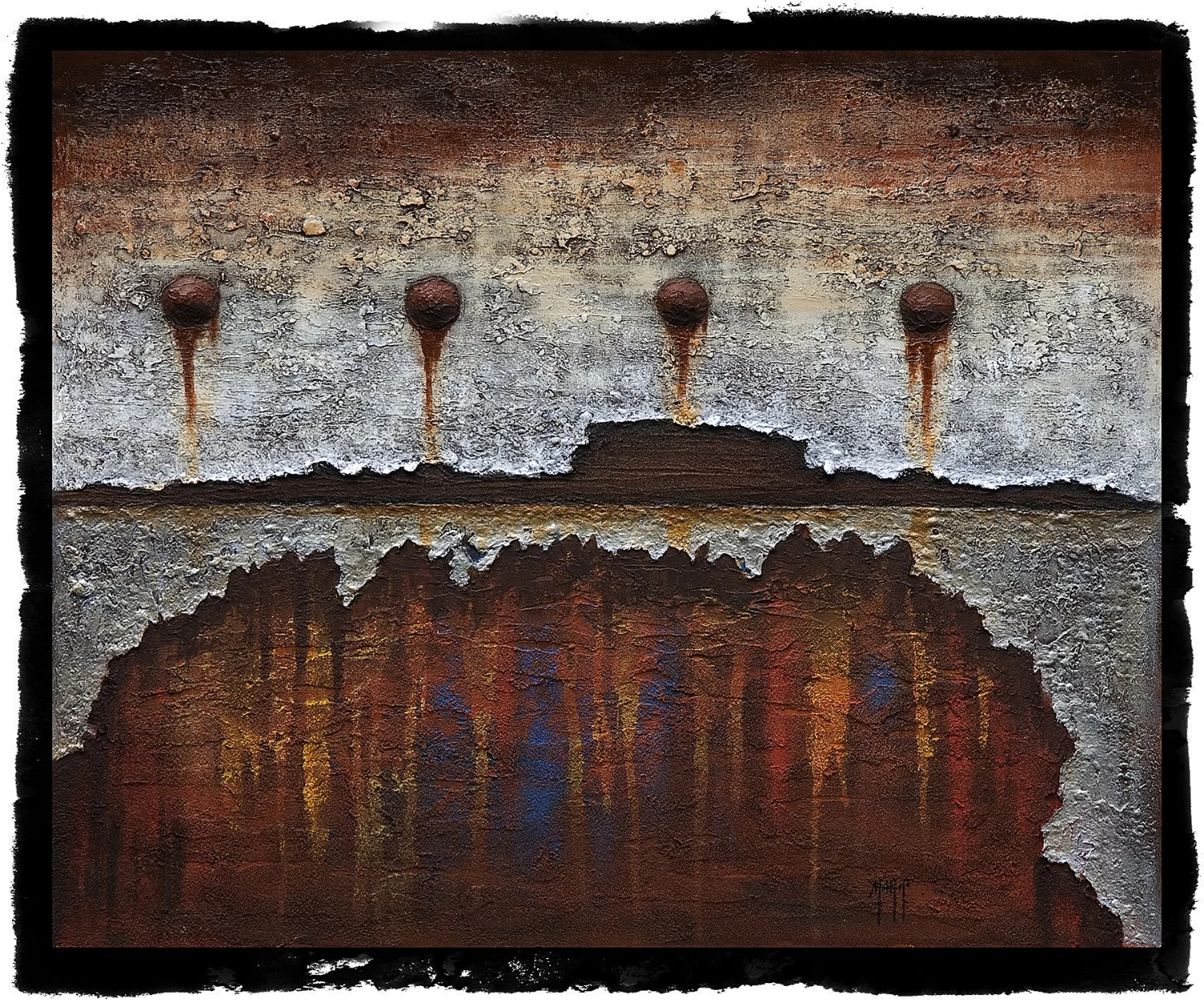  Neglect 1 30" x 40" Acrylic on canvas