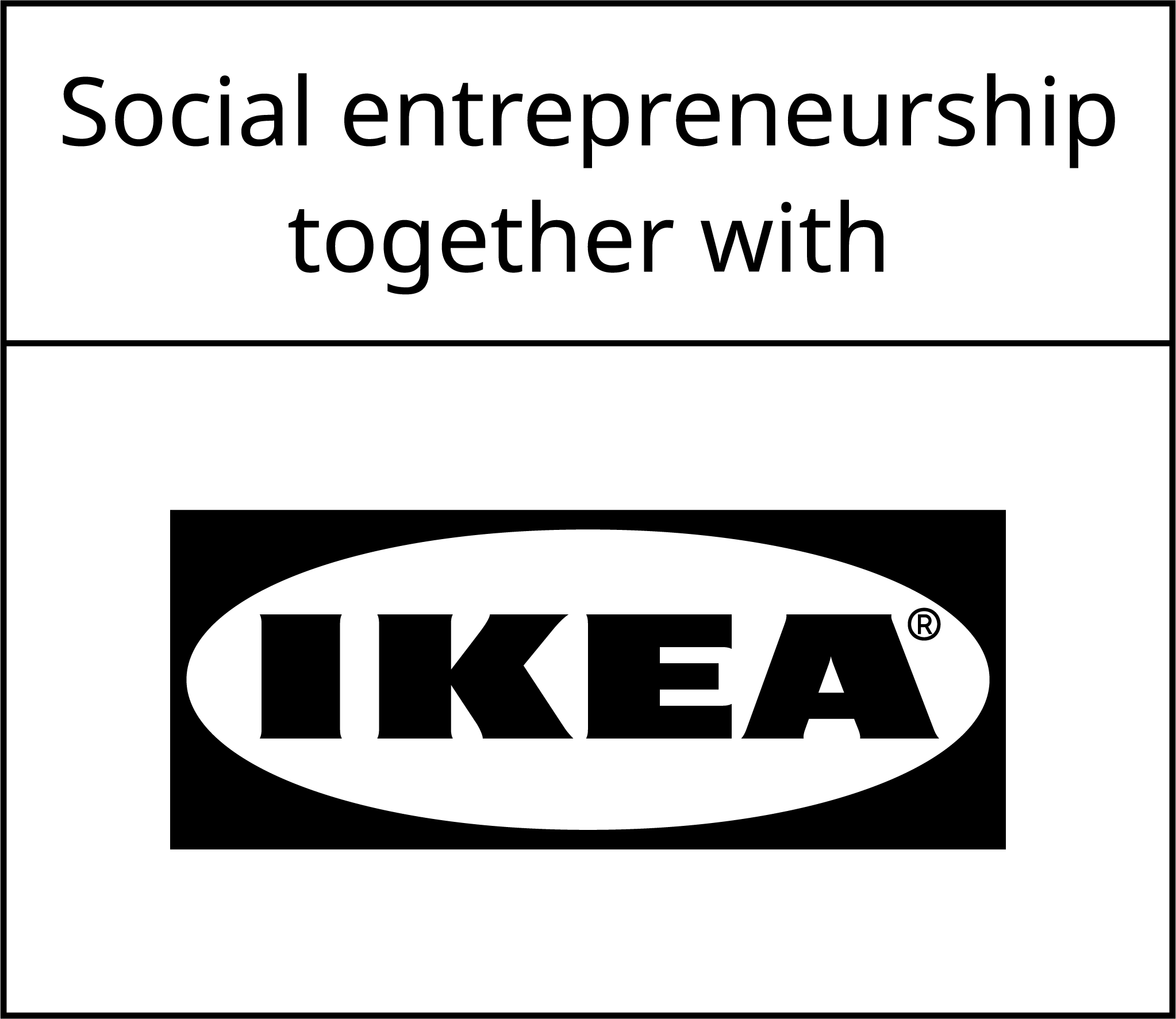 IKEA Social entrepreneurship label_Black-white.png