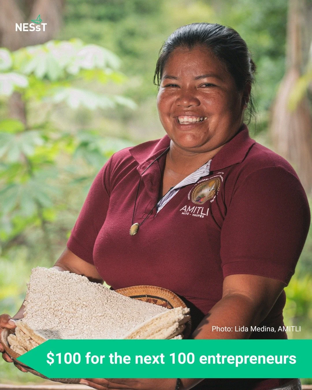 En Mitú, en el corazón de la Amazonia colombiana, 30 mujeres indígenas aúnan la agricultura tradicional y la tradición culinaria para sacar adelante a sus familias, al tiempo que refuerzan un modo de vida respetuoso con la selva y las tradiciones ancestrales. 🌳