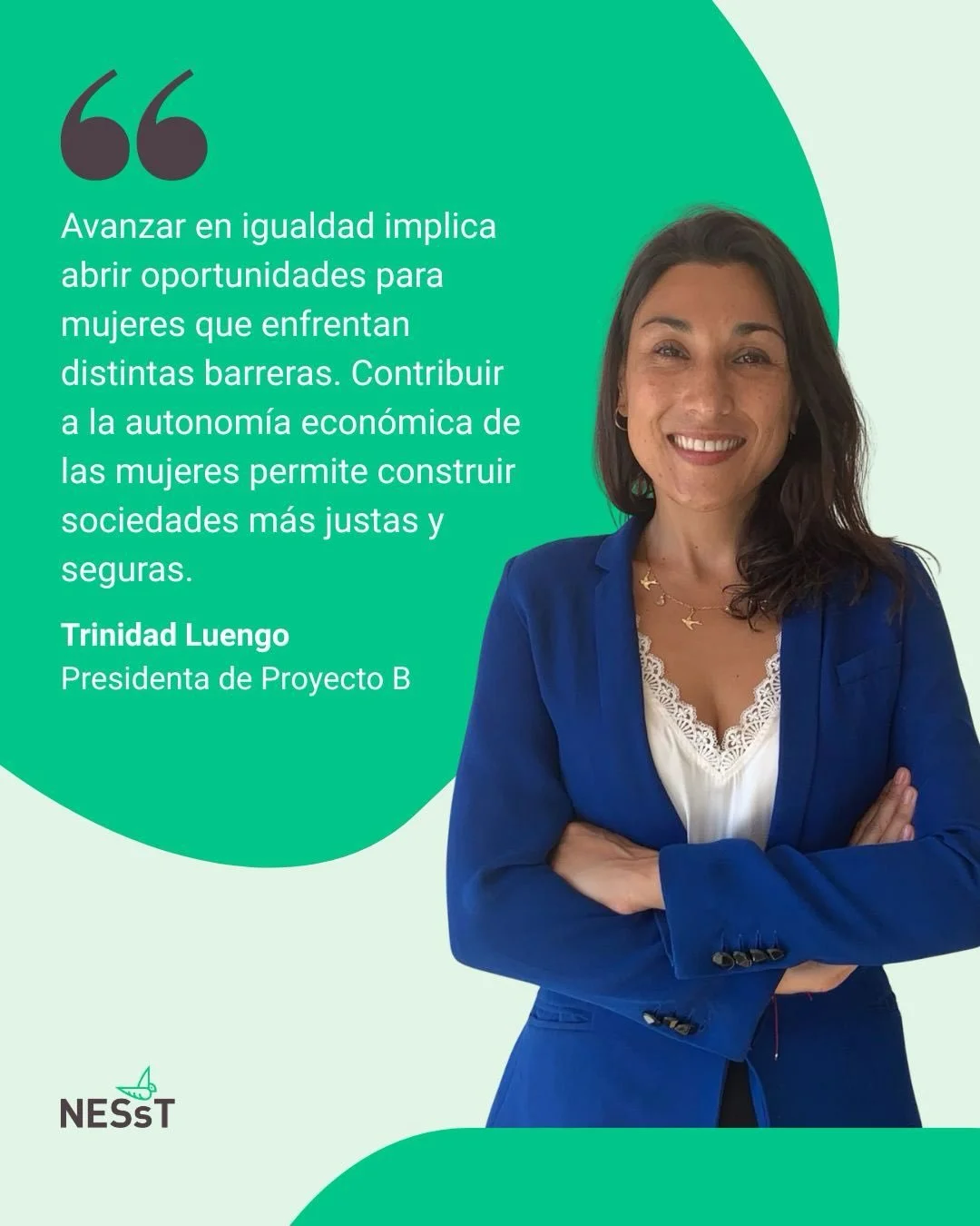 Con motivo del #DíaInternacionalDeLaMujer, desde NESsT  nos sumamos a la campaña mundial que celebra la fuerza, el talento y la resiliencia de las mujeres que transforman sus comunidades.

Creemos en el poder del emprendimiento con prop&oa