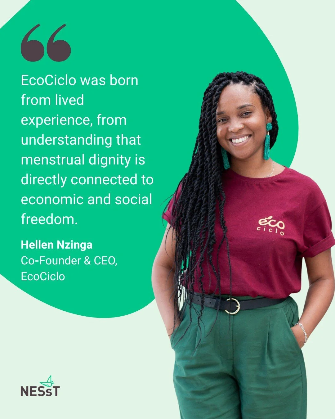 &ldquo;When I&rsquo;m at home, I spend a lot of time alone, and at this age, I sometimes feel like I&rsquo;m no longer useful. But this job changed that. It was good to have people to talk to, to share the day, to learn and teach. EcoCiclo gave me mo