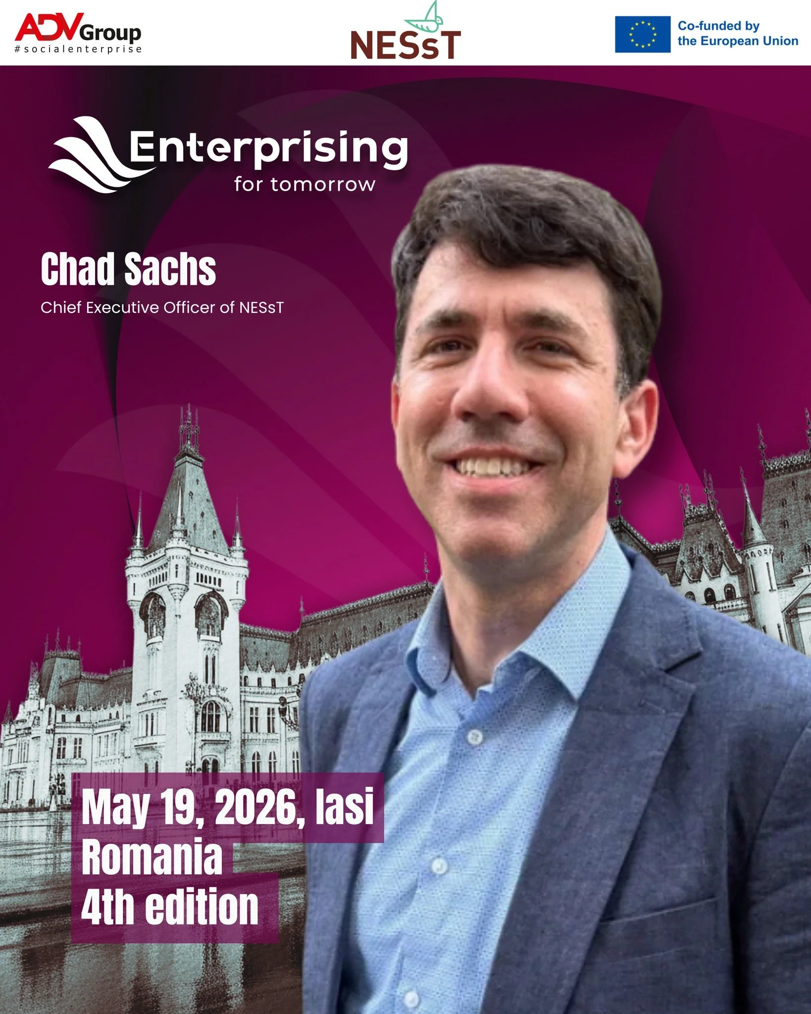 La semana que viene, nuestro director general Chad Sachs en Iași (Rumanía) para asistir a «Enterprising for Tomorrow», uno de los principales eventos de Europa del Este dedicados a la economía social y las finanzas sociales.

Chad se reunirá con representantes del FEI, la FEBEA (Federación Europea de