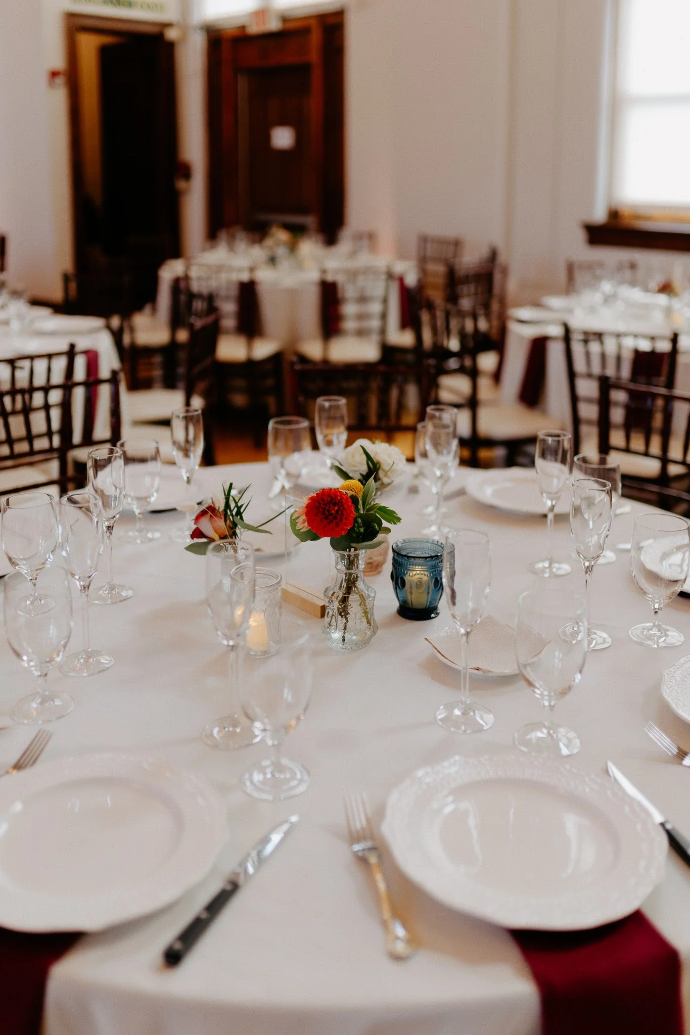 Simple Reception Table with Single Stem Centerpiece.jpg
