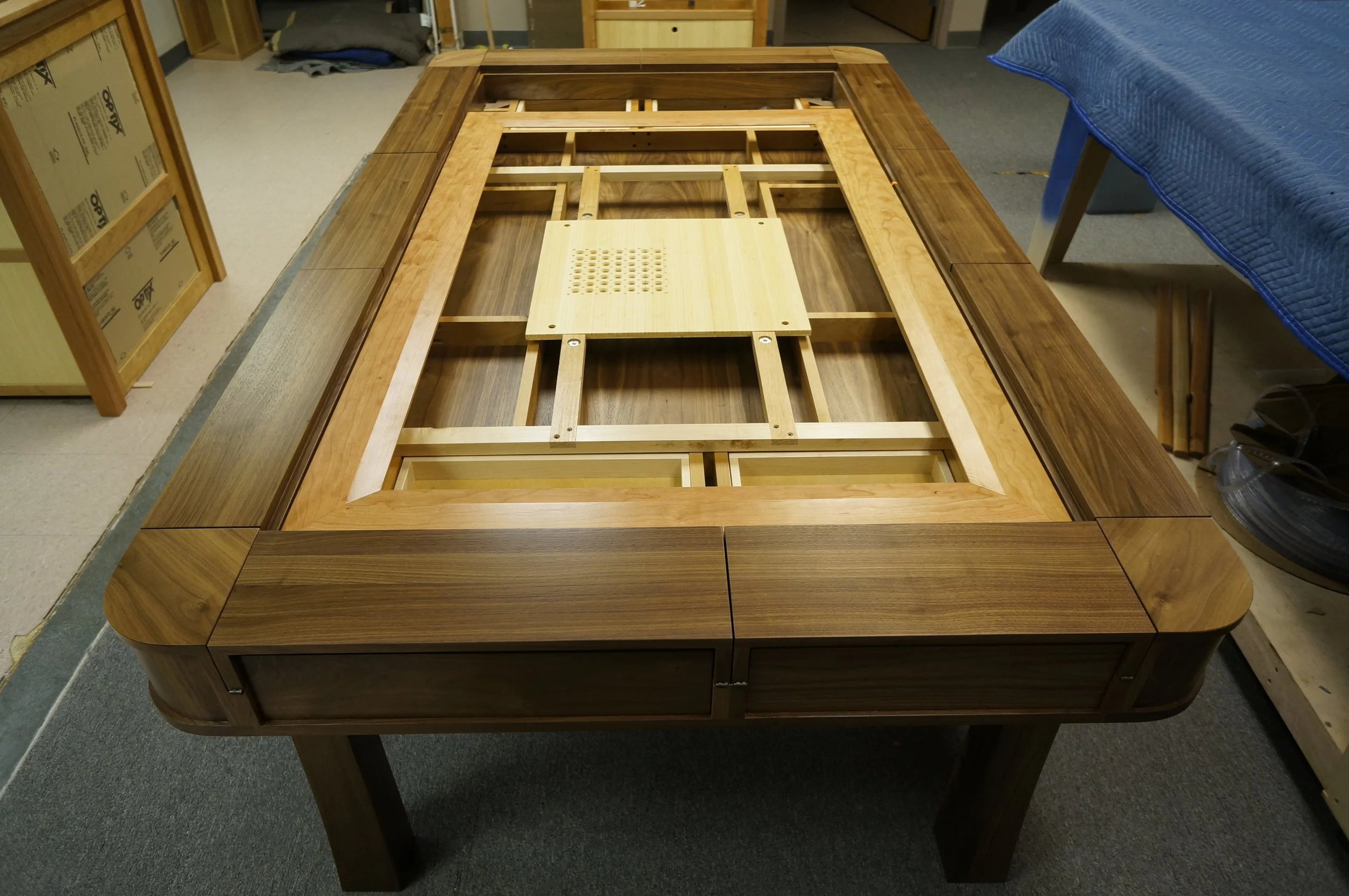  Frame and sub-frame fit-check without the electronics. 