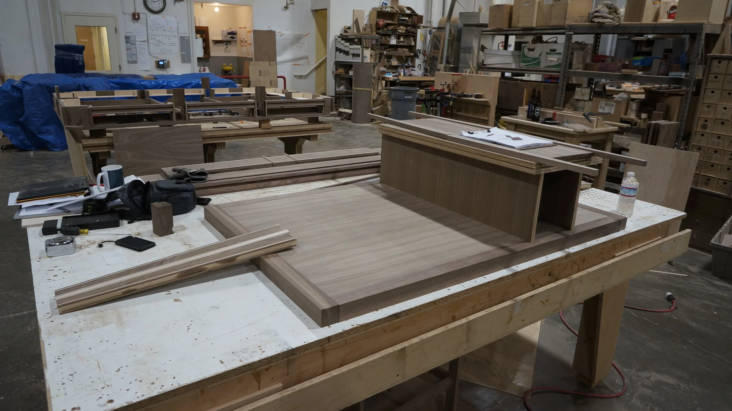  The monolithic base coming together.&nbsp; 
