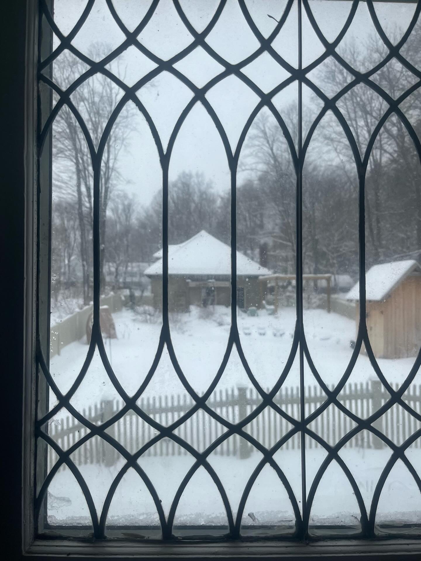 More snow. ❄️ 

#viewfrommywindow #winterinnewengland #oldhouseliving #victorianhome #longwinter