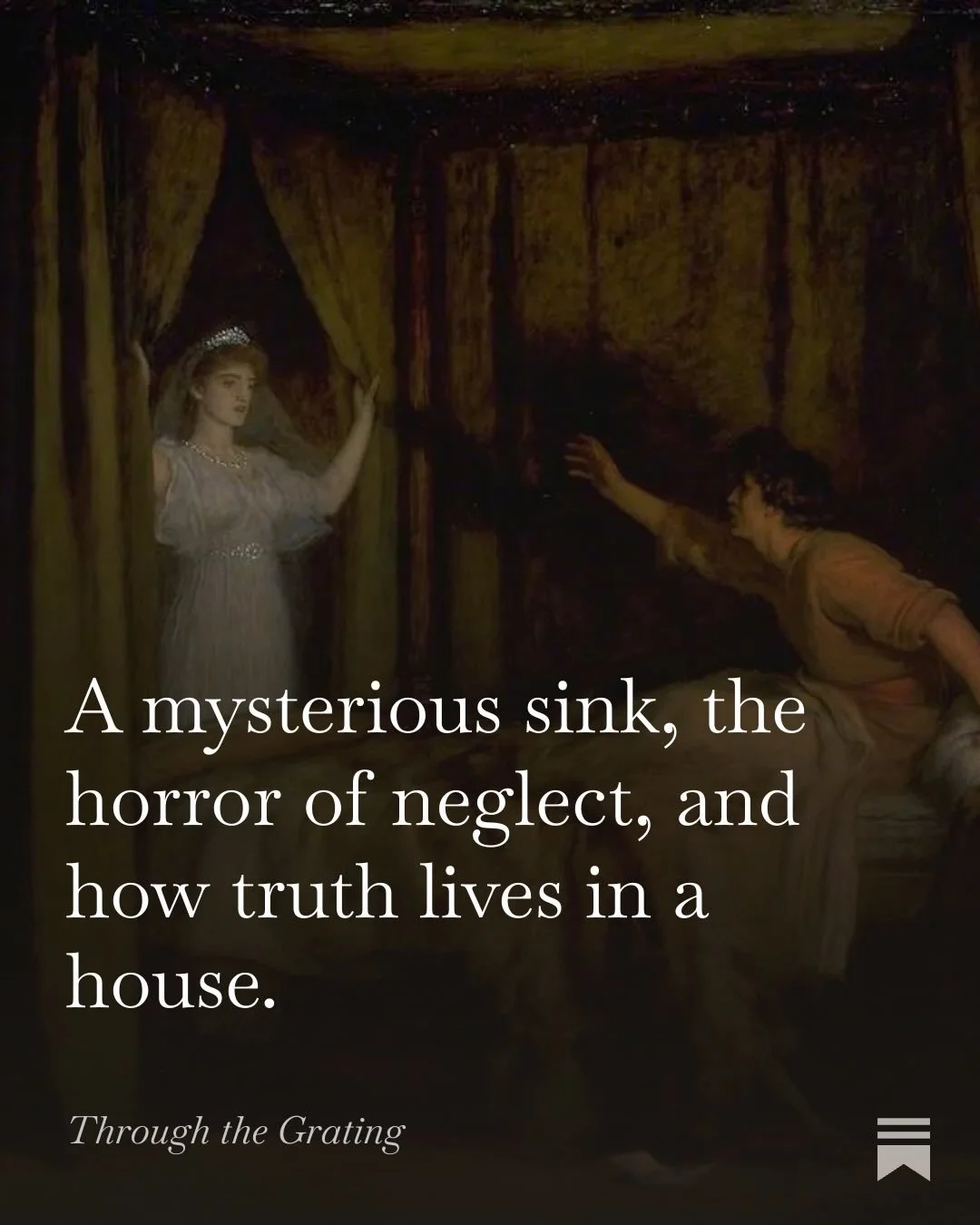 How a hidden alcove beneath my stairwell and Elizabeth Bowen&rsquo;s story, The Shadowy Third, reveal the horror of neglect and how truth lives in a house. Read it now in Through the Grating. 🖤 throughthegrating.substack.com (link in bio)

#gothicli