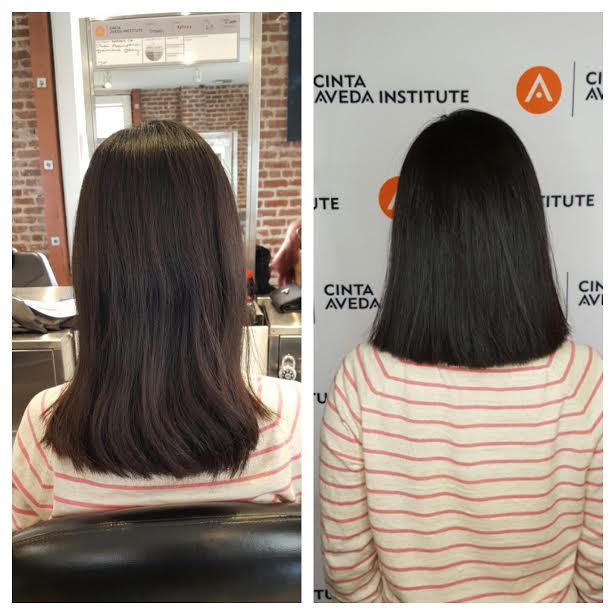 My haircut (before & after)